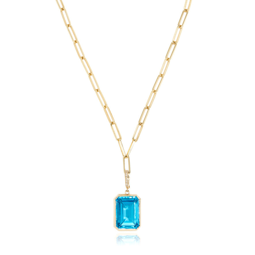 Blue Topaz Gem Drop