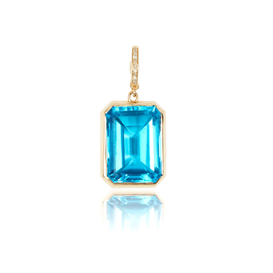 Blue Topaz Gem Drop