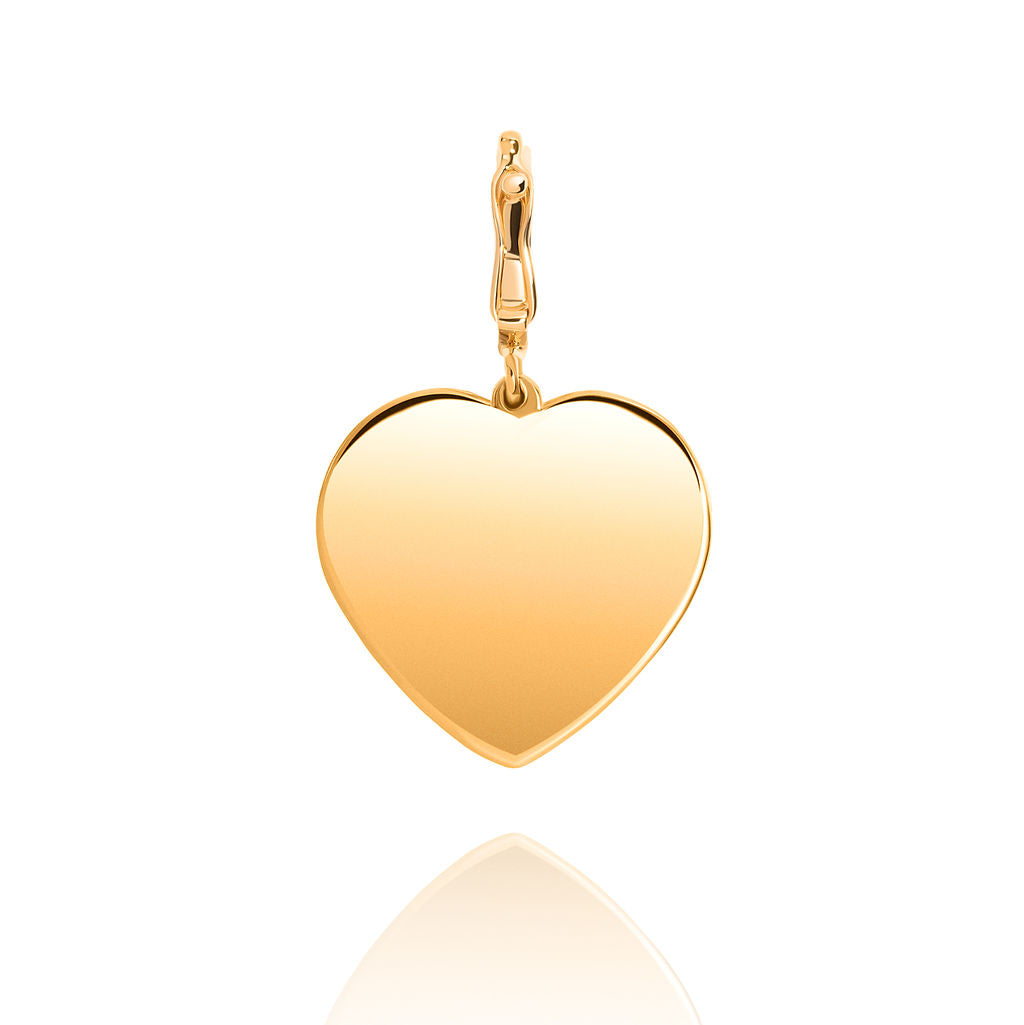 Diamond Starburst Heart Pendant