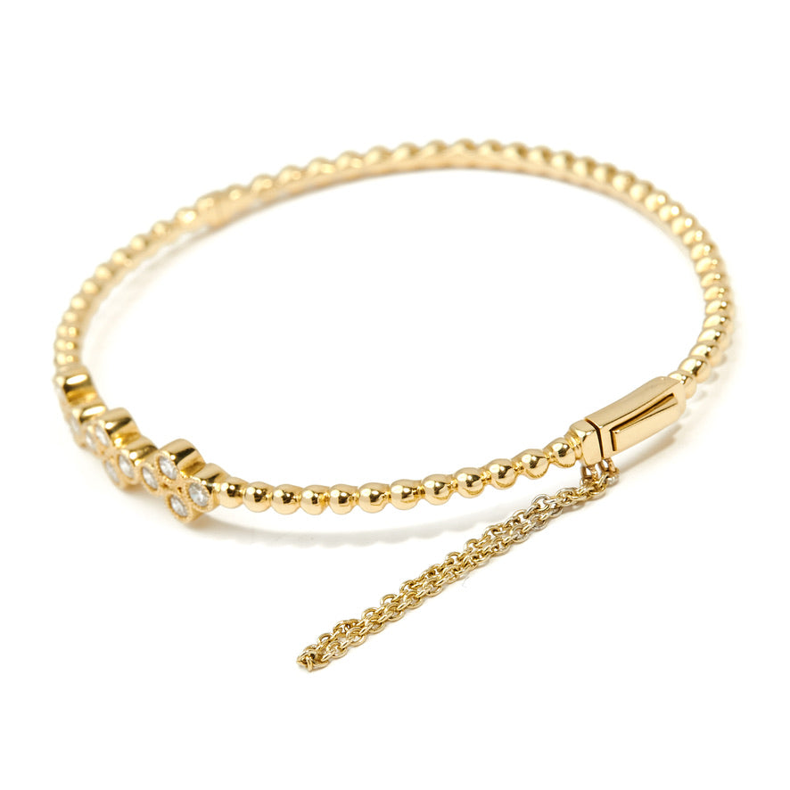 DIAMOND FLEURETTE BANGLE