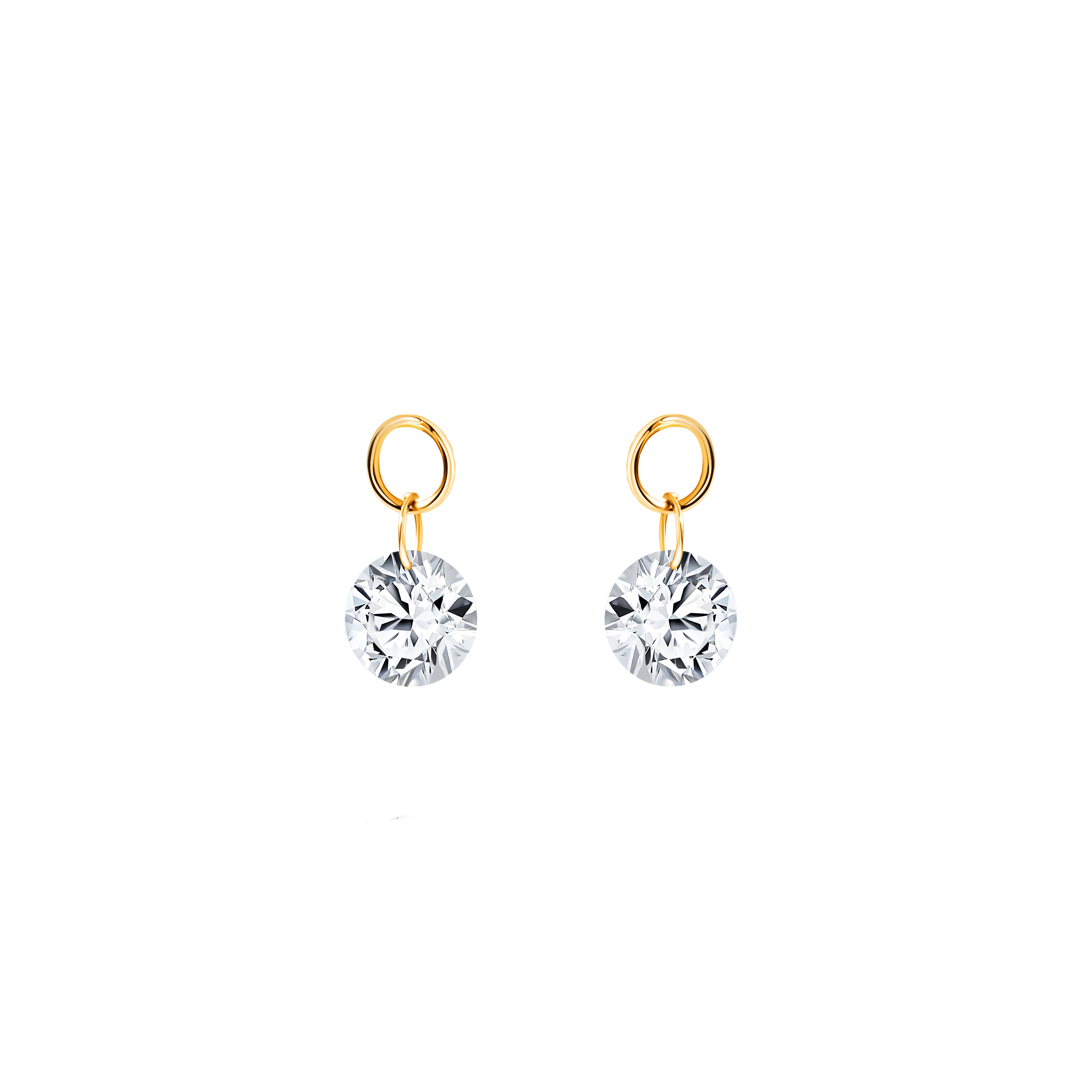 Celeste Single Floating Diamonds