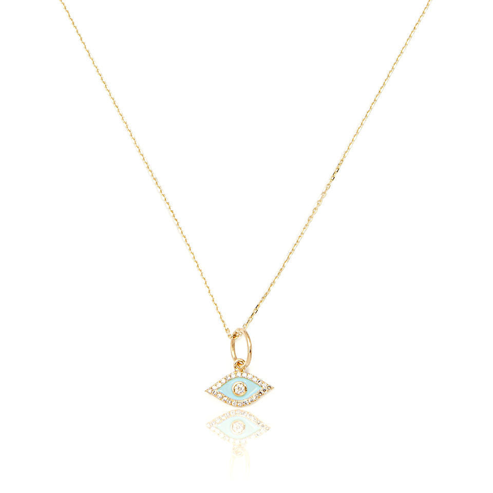 Mini Blue Diamond Evil Eye