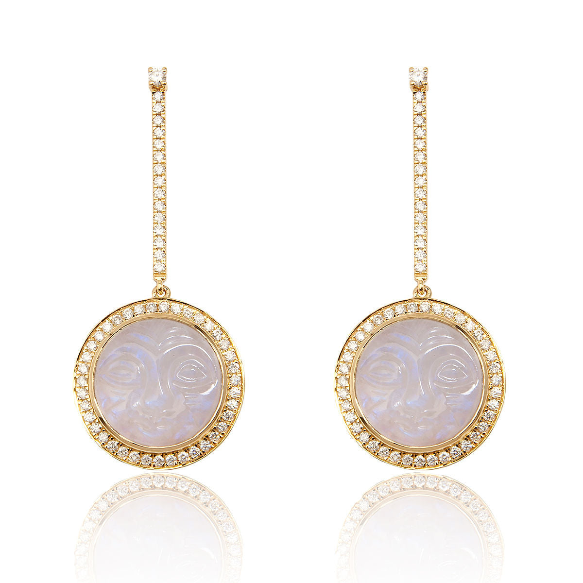 Man in the Moon Earrings