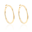 Load image into Gallery viewer, Chunky Gold Hoop Earrings Large 14K Gold
