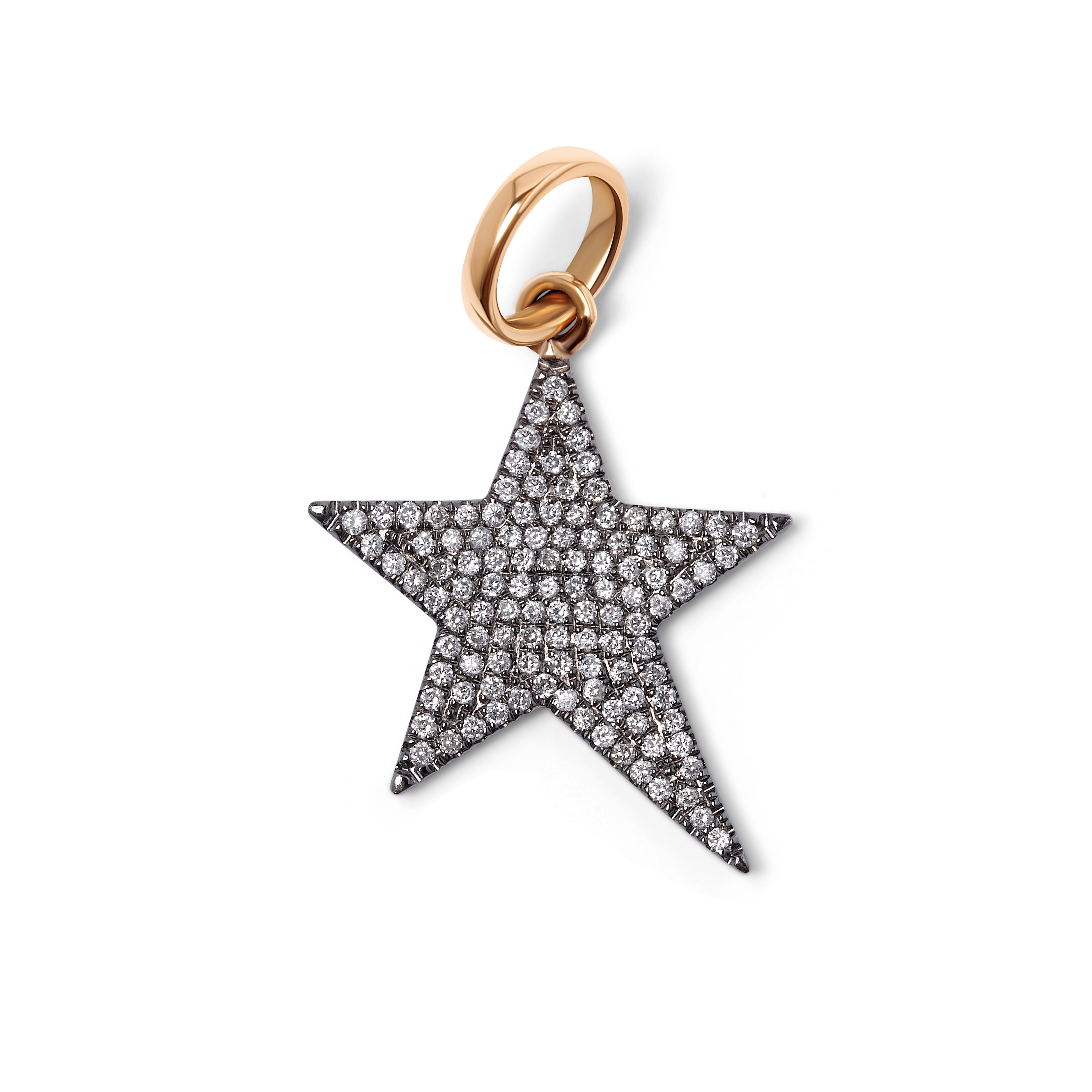 Diamond Pavé Shooting Star Pendant