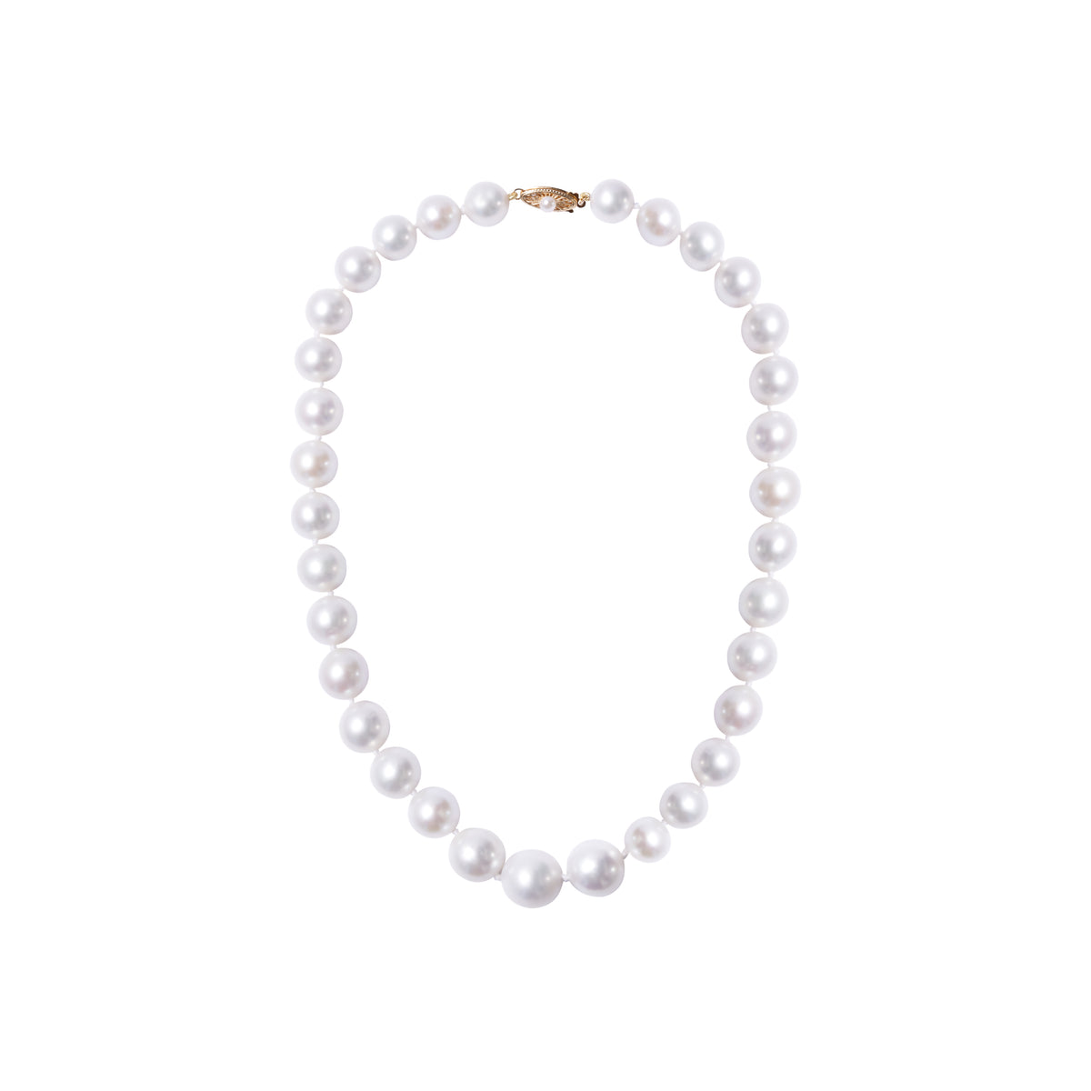 White Freshwater Pearl Strand Necklace