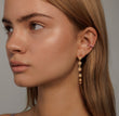 Load image into Gallery viewer, Opal and Diamond Hoop Earring
