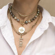 Load image into Gallery viewer, YG MIXED COLOR TAHITAN PEARL AND SOUTH SEA CHOKER
