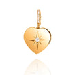 Load image into Gallery viewer, Diamond Starburst Heart Pendant
