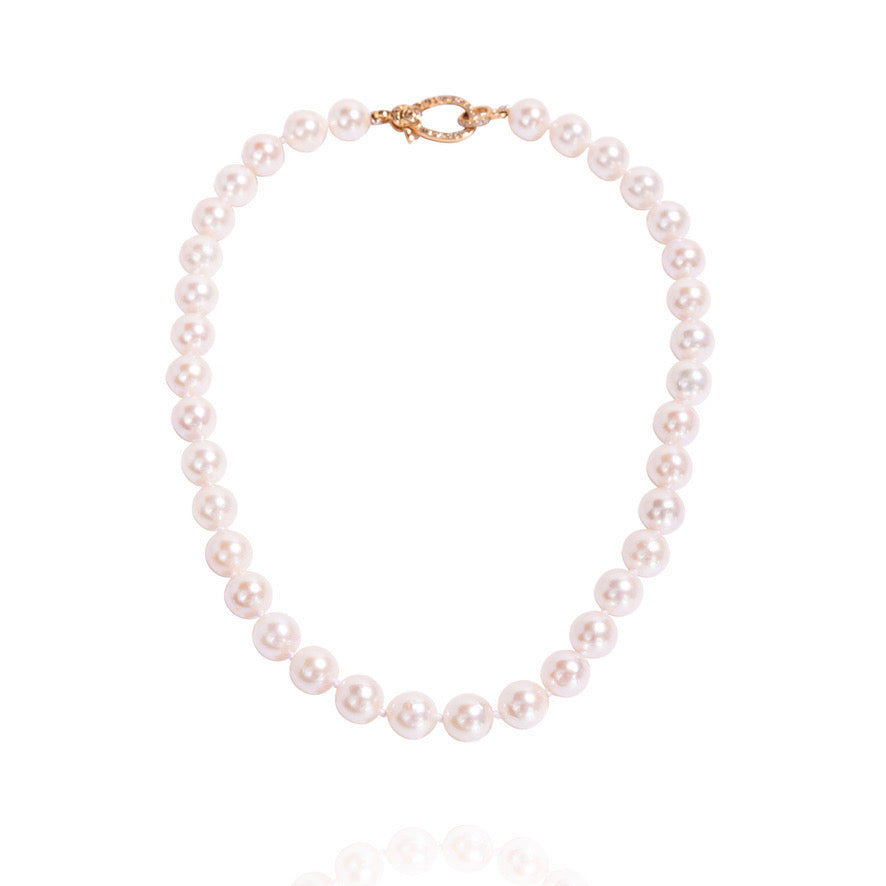 YG WHITE AKOYA PEARL CHOKER