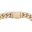 Load image into Gallery viewer, YELLOW GOLD MIAMI CUBAN DIAMOND PAVE BRACELET
