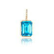 Load image into Gallery viewer, Blue Topaz Gem Drop
