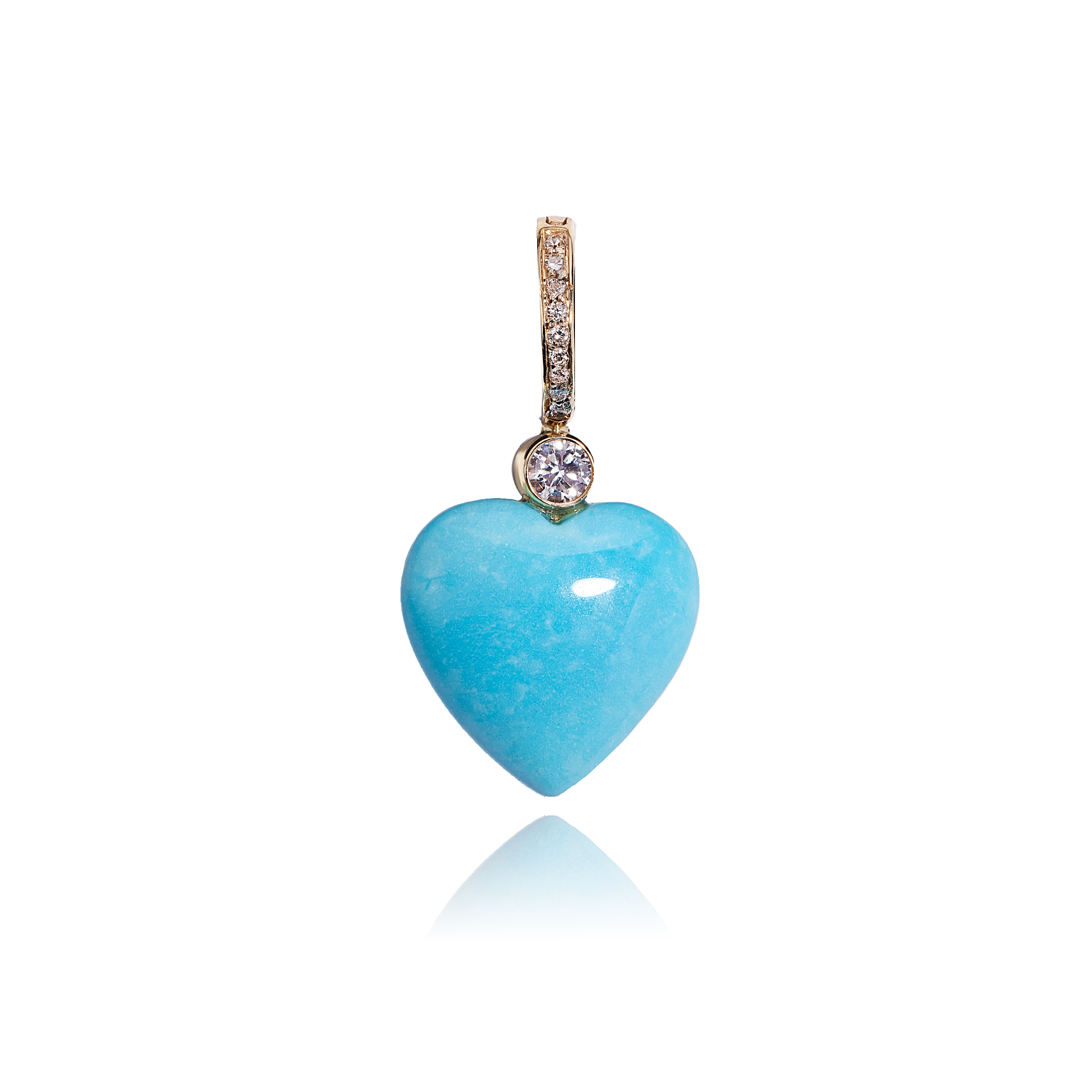 Diamond Sleeping Beauty Heart Pendant