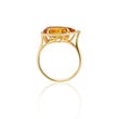 Load image into Gallery viewer, CITRINE DIAMOND KITE RING
