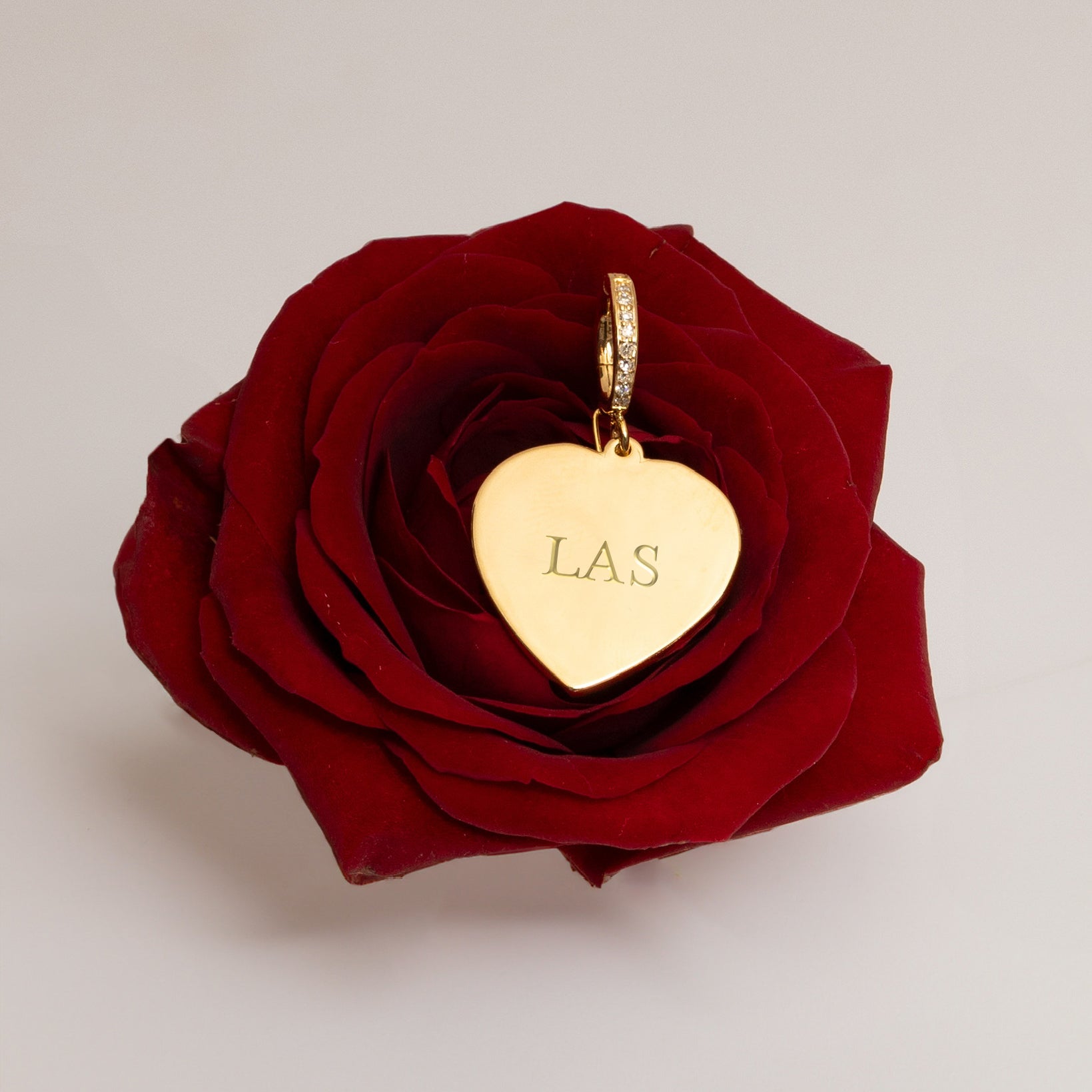 Diamond Starburst Heart Pendant