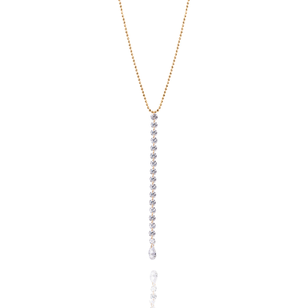 Celeste Jumbo Floating Diamond Lariat