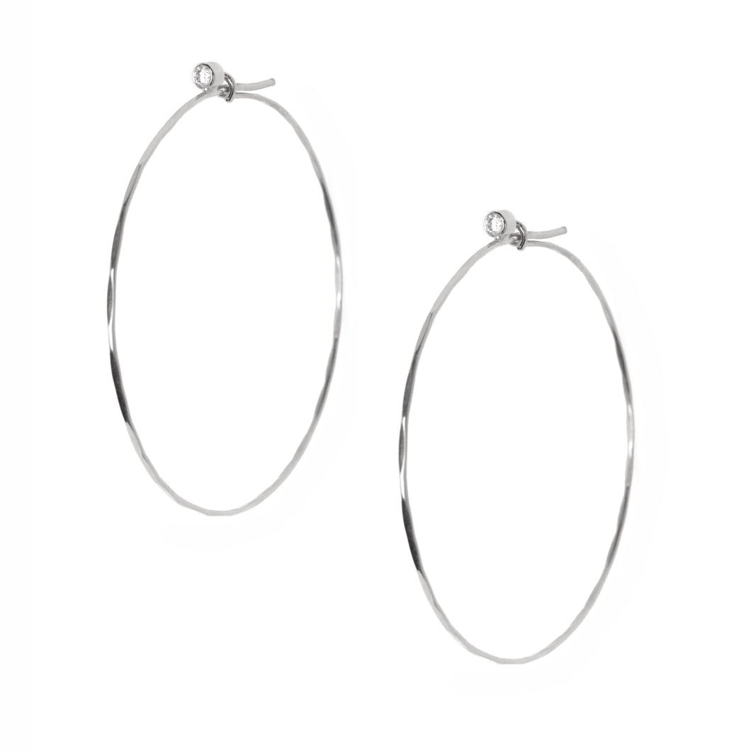 Jessica Hoops in While Gold - Large