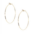 Load image into Gallery viewer, Jessica Hoops in Yellow Gold - Medium
