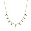 Load image into Gallery viewer, Emerald Floating Teardrop Necklace
