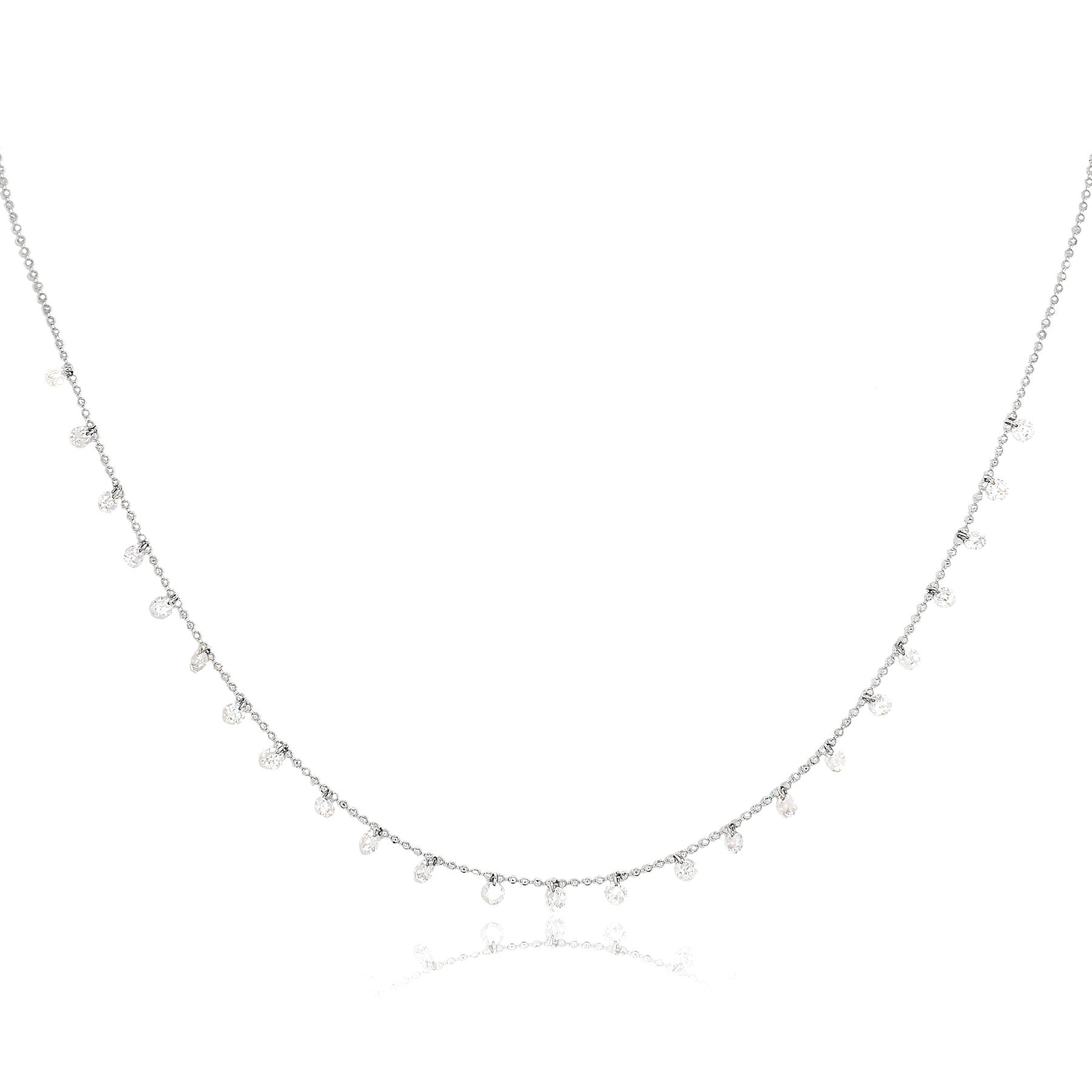 24 Celeste Diamond Floating Necklace