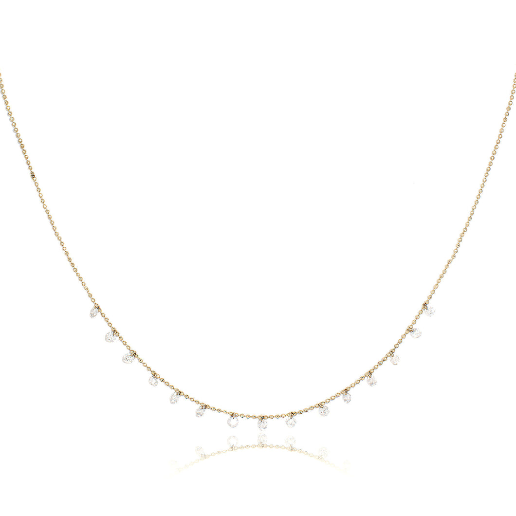 Celeste 15 Floating Diamond Necklace