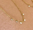 Load image into Gallery viewer, Celeste Floating 5 Diamond Necklace
