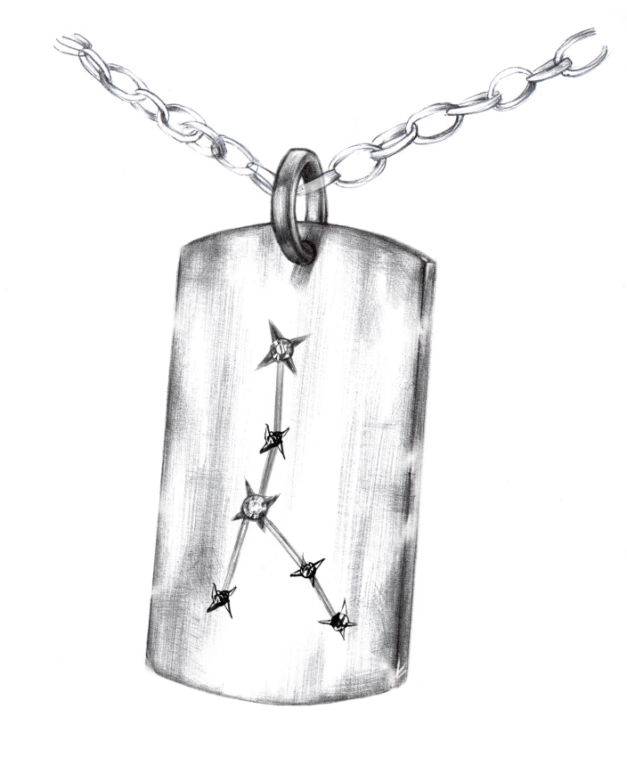 Galaxy Constellation ID Tag
