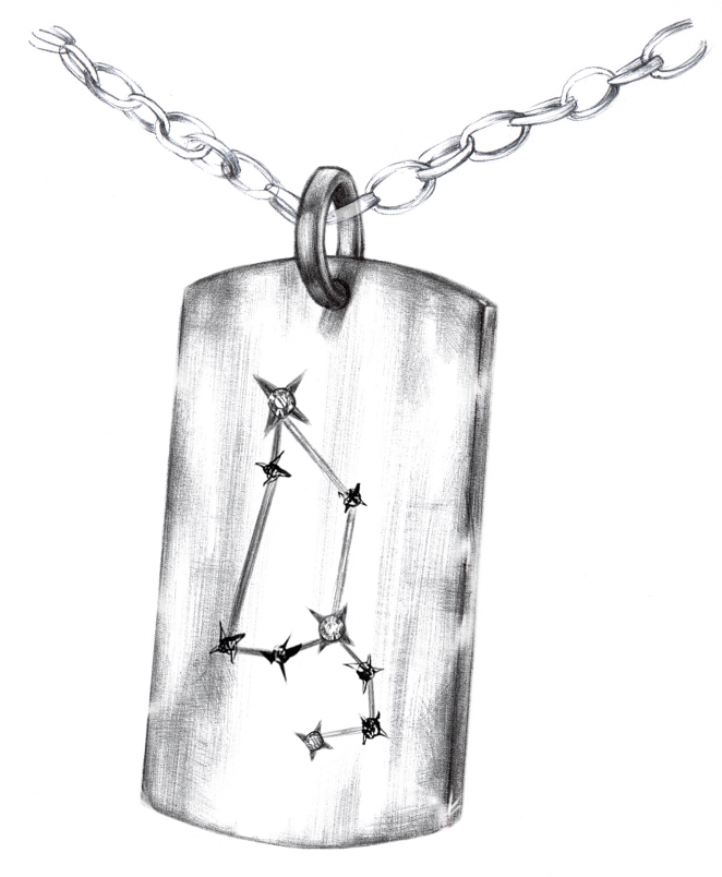 Galaxy Constellation ID Tag