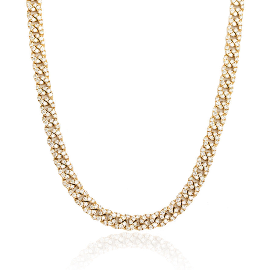 Diamond Miami Cuban Chain Necklace