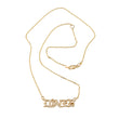 Load image into Gallery viewer, 18k Yellow Gold Diamond Pavé Gothic Loved Necklace
