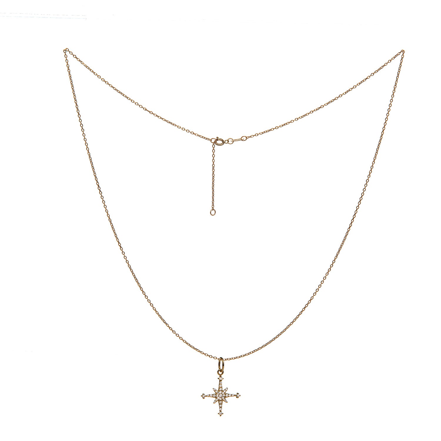18k Gold Mini Stella Star Necklace