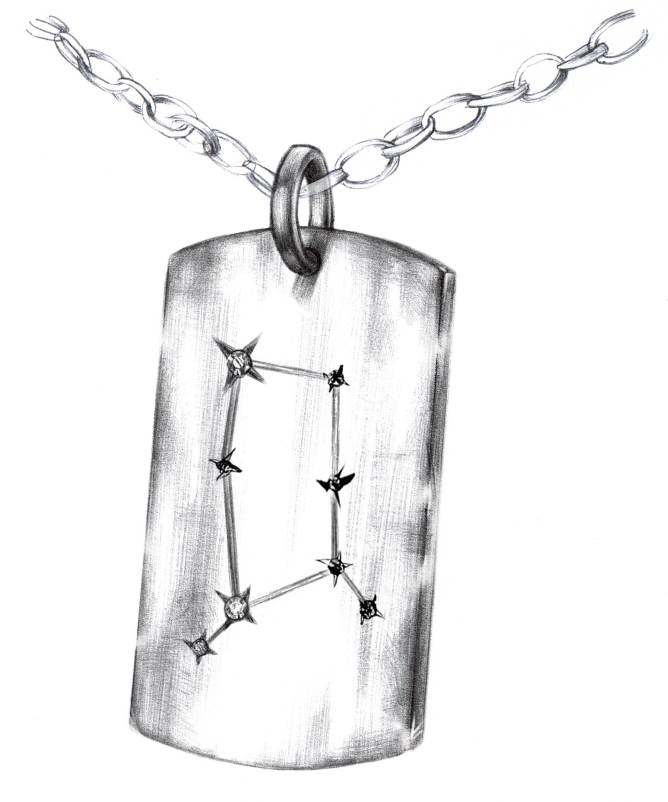 Galaxy Constellation ID Tag