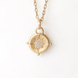 Load image into Gallery viewer, 18K Diamond Compass Amulet Necklace
