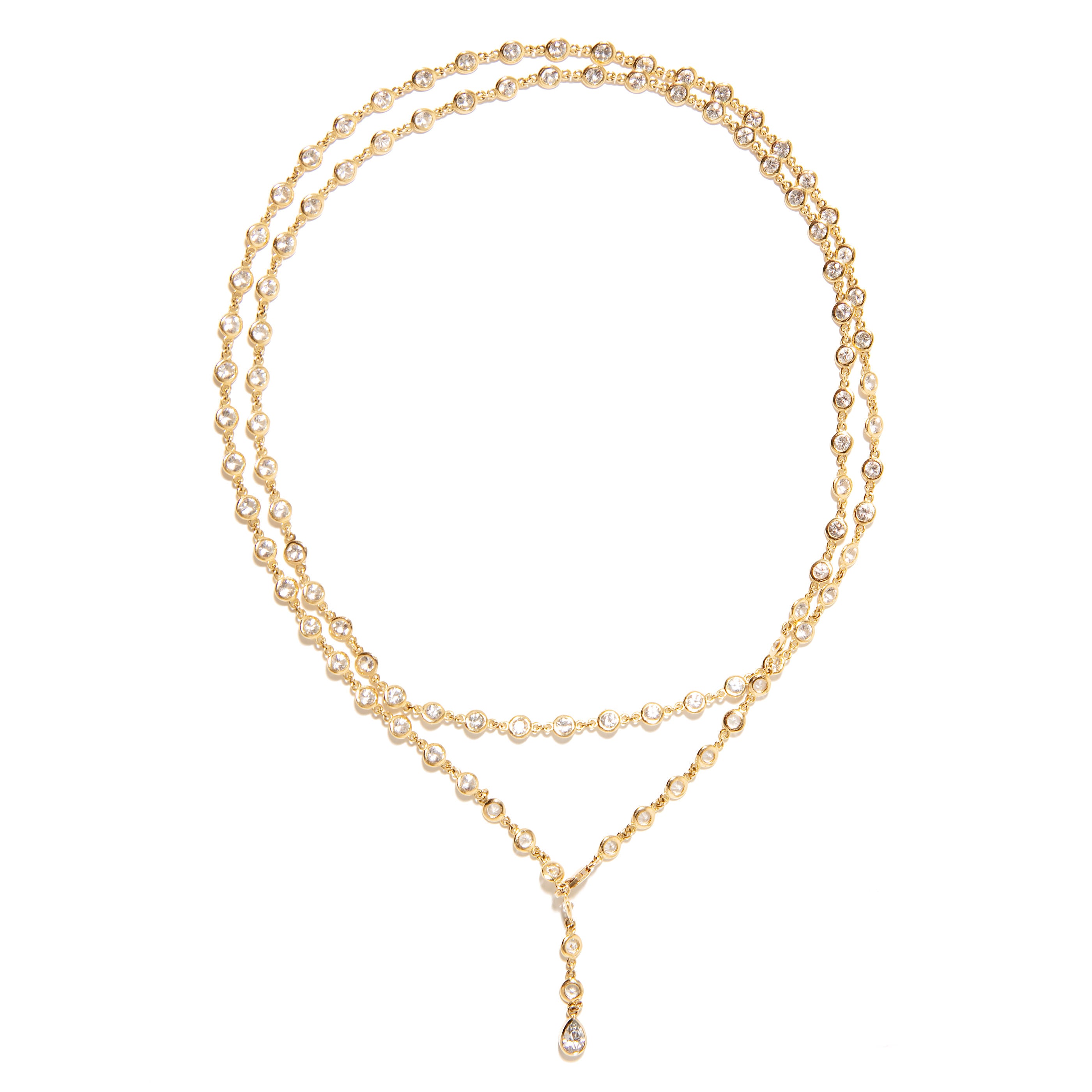 White Sapphire Lariat