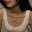 Load image into Gallery viewer, Miami Cuban Chain Choker with Center Mosaic Diamond
