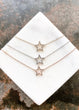 Load image into Gallery viewer, Sterling Silver Diamond Star Pendant Choker
