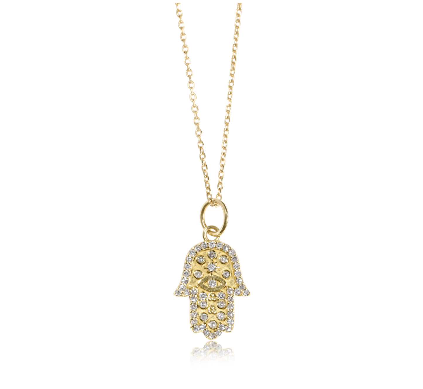 Mini Diamond Hamsa