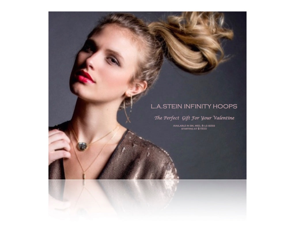 Diamond Infinity Hoops