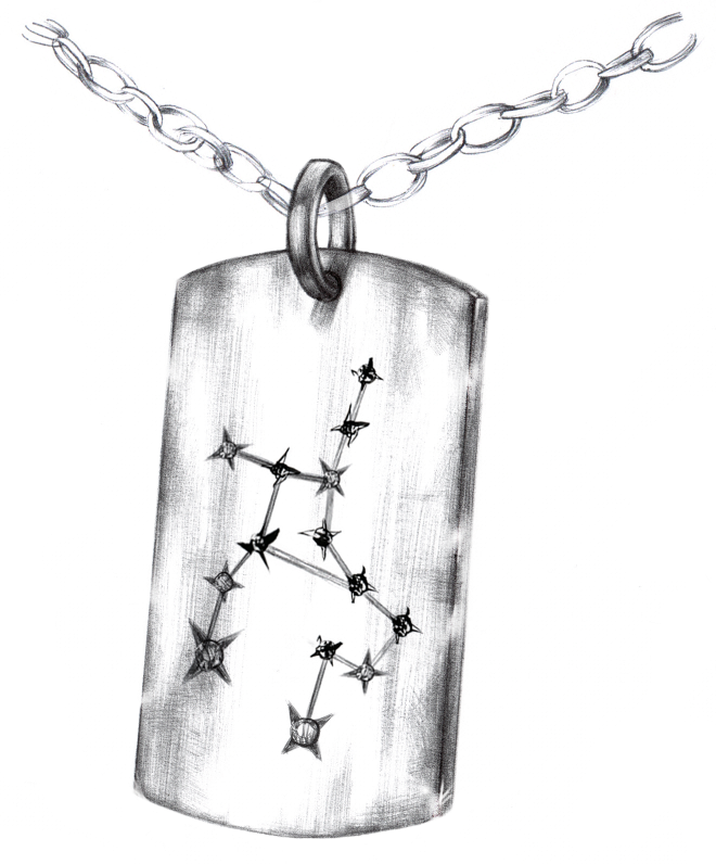Galaxy Constellation ID Tag