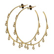 Load image into Gallery viewer, 18k Yellow Gold Diamond Gypsy Hoops
