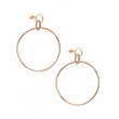Load image into Gallery viewer, Twisted Trinity Hoops in 18k Rose Gold
