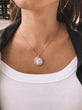 Load image into Gallery viewer, Moonstone Man in the Moon Necklace
